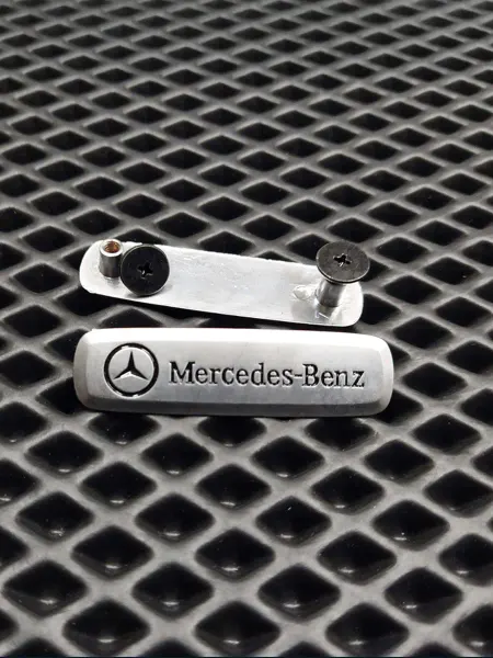 Avtoso Шильдик логотип Мерседес Mercedes (2шт.)