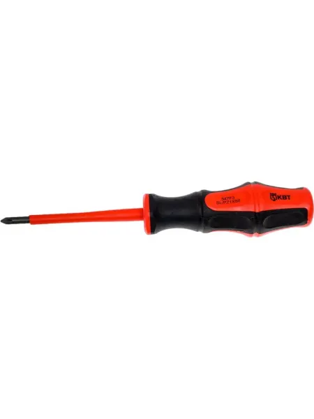 КВТ Диэлектрическая отвертка Профи PZ FL1x80 79778