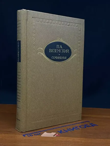Художественная литература Вяземский. Сочинения в 2 томах. Том 1 — русская поэзия