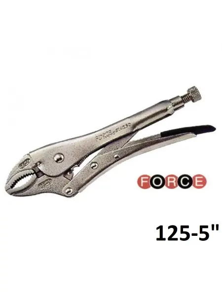 FORCE Зажим с фиксатором 125-5" мм