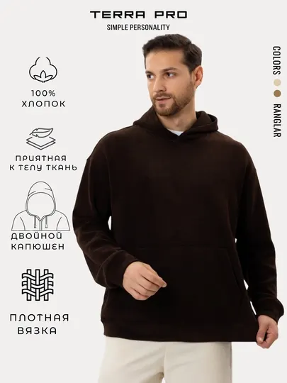 Terra Pro Мужская толстовка короткая длина AW25CR2-2-22160