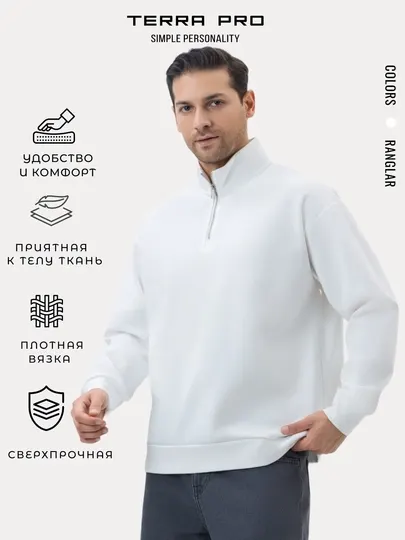 TERRA PRO Мужская толстовка короткая длина AW25CR2-2-22367