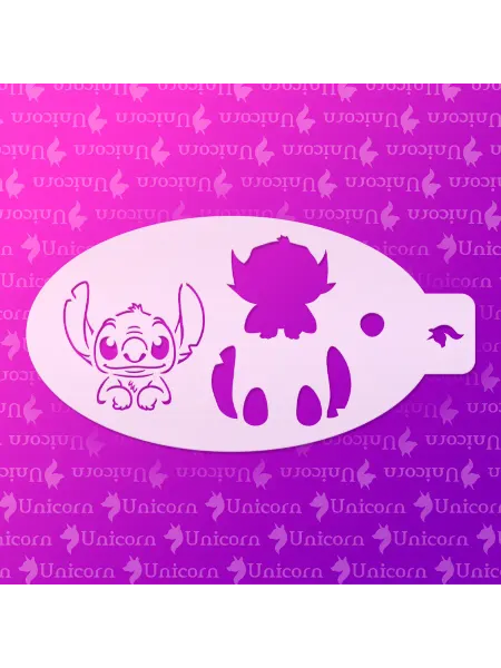 Unicorn Аквагрим Трафарет для аквагрима Unicorn Стич