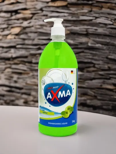 Средство для мытья посуды AXMA яблоко, 1 кг