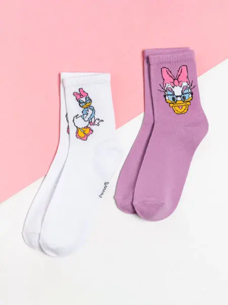 Люкс Fashion Носки детские набор носков 2 пары Дейзи Дисней