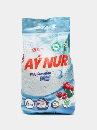 Стиральный порошок "AYNUR" для ручной стирки и машинах активаторного типа, 6 кг