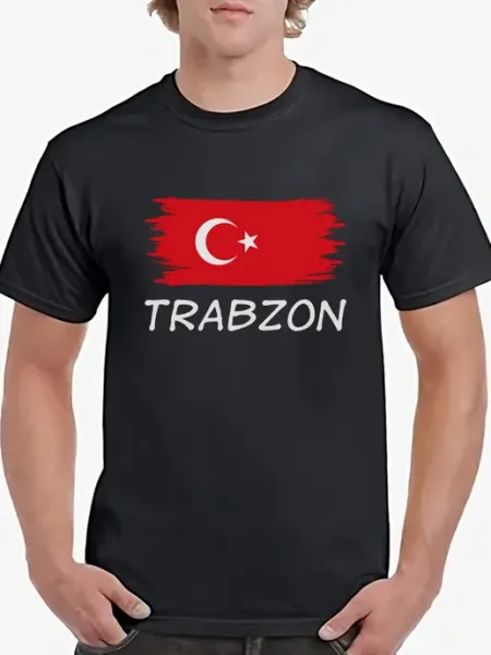 Альфакубик Муслим Футболка Trabzon Турецкий флаг Турция турки подарок Трабзон