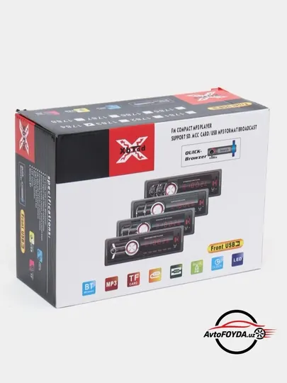 Автомагнитола Bluetooth MP3 WMA FM радио 2 USB AUX TF MicroSD плеер - Автомагнитолы