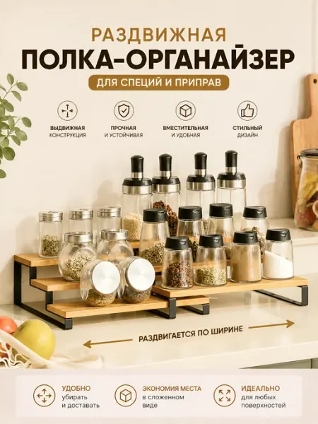 Lolocandy Подставка для специй и приправ лесенка