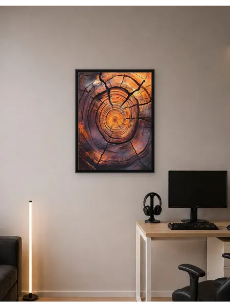 Postersbase Настенный плакат Кольца деревьев с трещинами 30x40