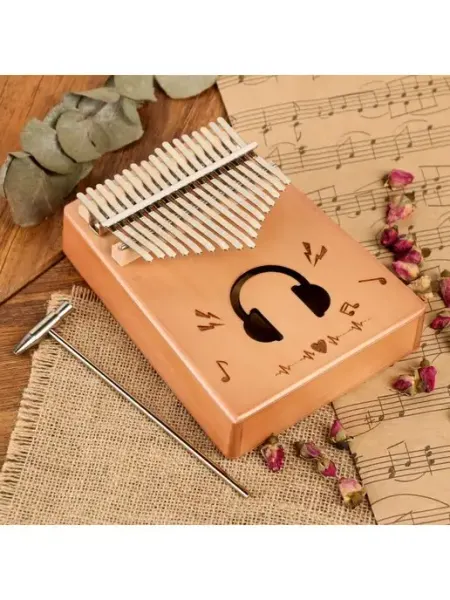 Music Life Калимба 17 нот, музыка, дерево
