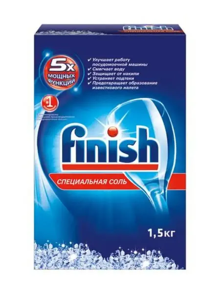 Finish Средство для посудомоечных машин "Защитная Соль", 1500г