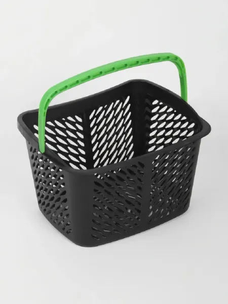 Пластиковая эргономичная покупательская корзина с ручкой REKLIME B20C, ECO