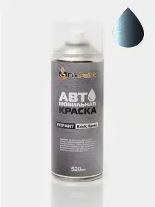 Краска NISSAN, код B30, BLUE, автомобильная эмаль FixPaint Spray в аэрозольном баллончике 520 мл