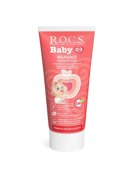 R.O.C.S. Зубная паста Baby Яблоко, 45 гр