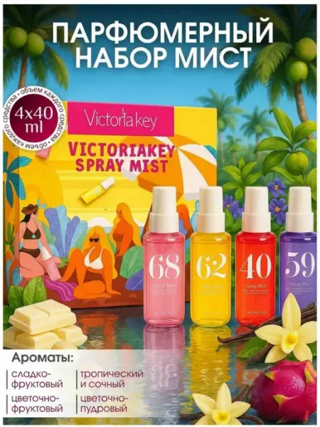 Набор мистов для тела и волос парфюмированный Sol de Janeiro