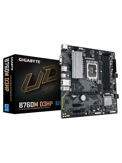 Материнская плата Gigabyte B760M D3HP, DDR5 (LGA1700, Front Type-C)