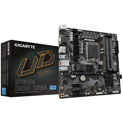 Материнская плата Gigabyte B760M DS3H DDR4, RTL