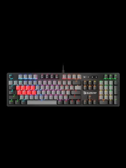 Bloody B820R, механическая игровая клавиатура красные и синие свитчи