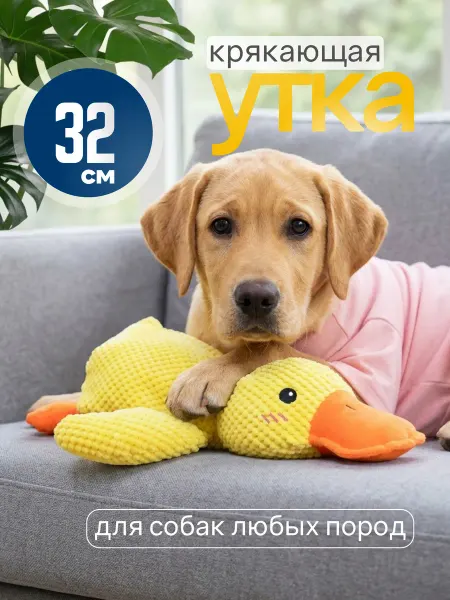 BABR Shop Мягкая игрушка для собак и щенков всех пород - Утка L