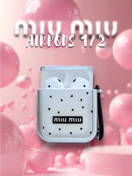 IPAK Чехол для беспроводных наушников AirPods 1 2 миу миу