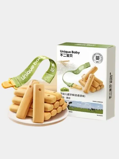 Unique Baby Biscuit Sticks-детские палочки для печенья с гигиенической ручкой