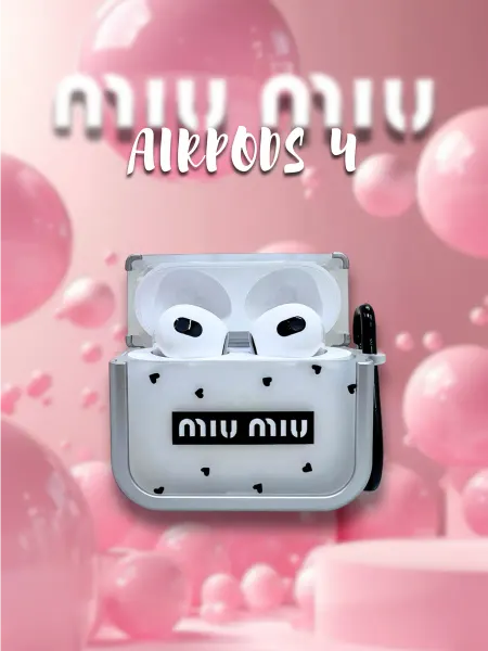 IPAK Чехол для беспроводных наушников AirPods 4 миу миу