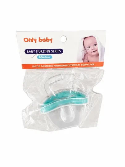 Пустышка силиконовая Only baby с защитным колпачком, BPA-free