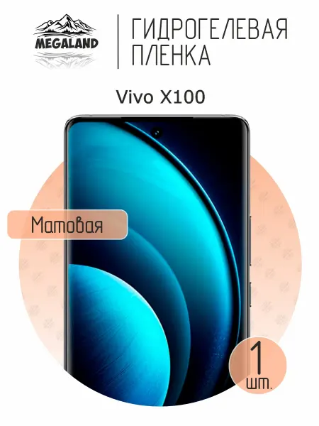 MegaLand Гидрогелевая защитная пленка на экран Vivo X100
