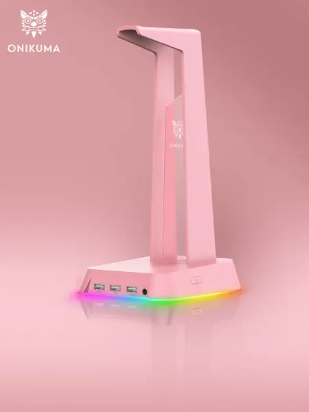 ONIKUMA Подставка держатель с подсветкой RGB для игровых наушников