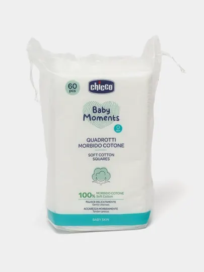 Ватные диски Chicco Baby Moments, 60 шт