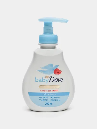 Гель для купания Baby Dove "Rich Moisture", 200 мл