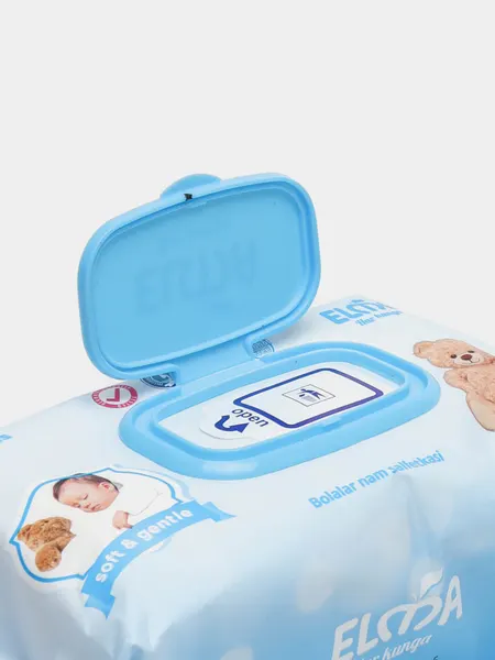 Влажные салфетки освежающие Elma Baby Lux, 120 шт