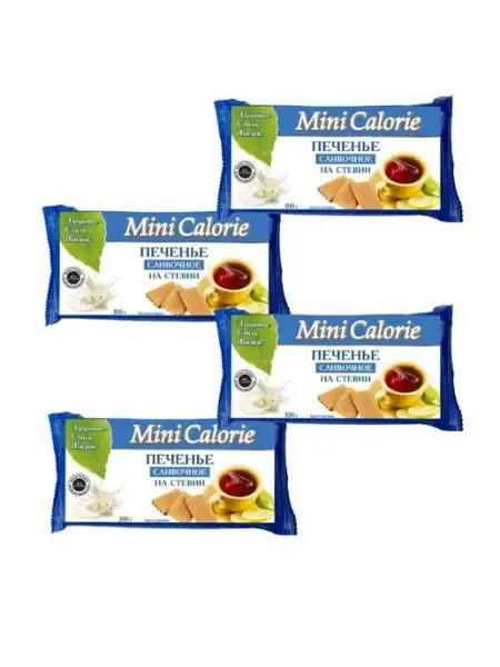 Mini Calorie Печенье затяжное "Сливочное" 100 гр. 4 шт