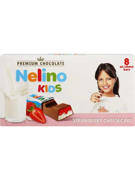 Шоколад молочный NELINO Kids с начинкой со вкусом чизкейка и