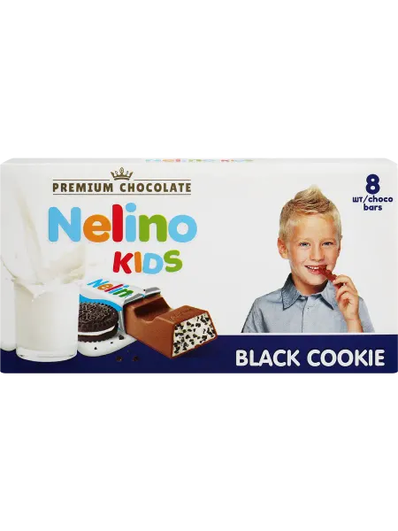 Шоколад молочный NELINO Kids с молочной начинкой и крошкой ш