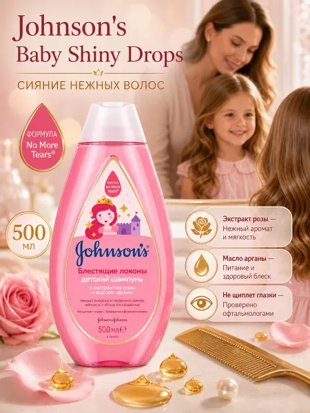 Johnson's Baby Детский шампунь Красота и Уход 500 мл