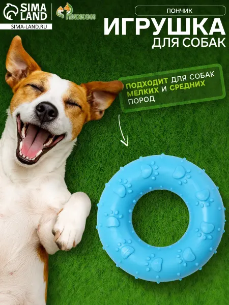 Market_ZOO Игрушка жевательная "Пончик", 7 см