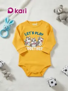 Боди для малышей Kari baby с длинным рукавом для мальчиков