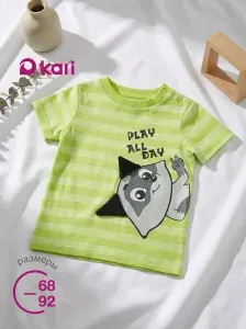 Футболка для малышей Kari baby с кнопками для мальчиков