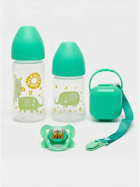 Набор для новорождённого Only Baby бутылочки и пустышки