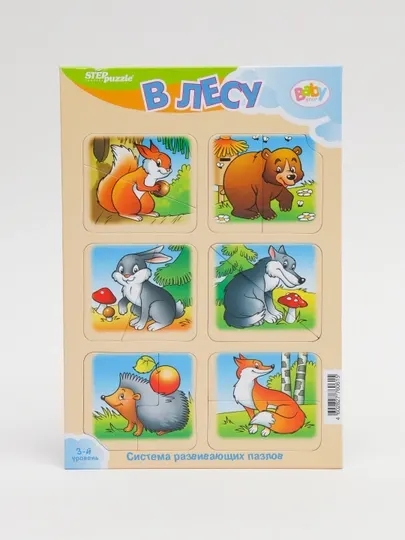 Развивающие пазлы для детей Step Puzzle Baby Step, малые, 1 шт