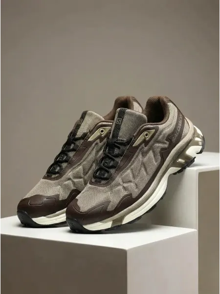 Fashion&Feet Кроссовки Salomon XT-Slate хаки трейловые для бега