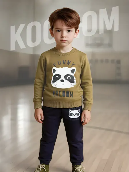 Baby Style Детский костюм с принтом хлопок