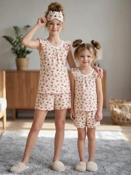 Babycollection Пижама летняя с шортами и футболкой детская с единорогом