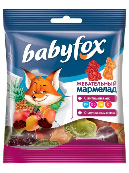 Мармелад жевательный BabyFox с витаминами