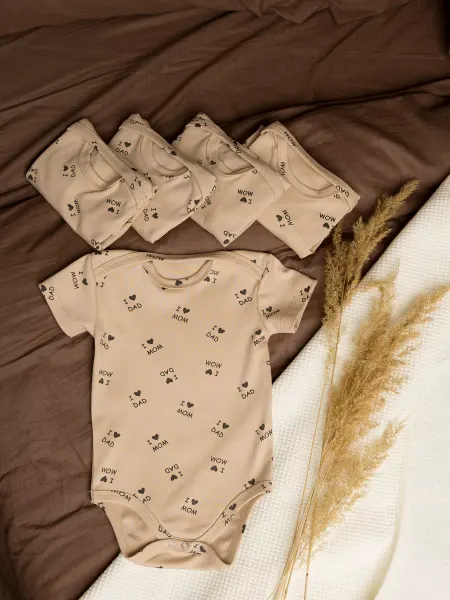 Babyrry Боди для малышей и новорожденных хлопковое на кнопках