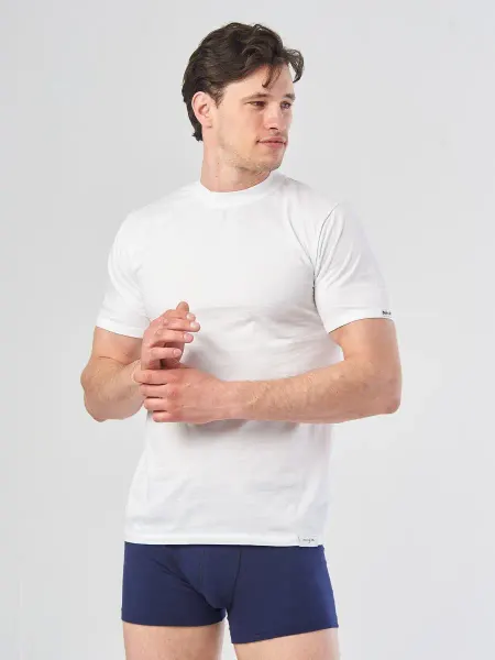 PREMIUM UNDERWEAR Футболка базовая однотонная