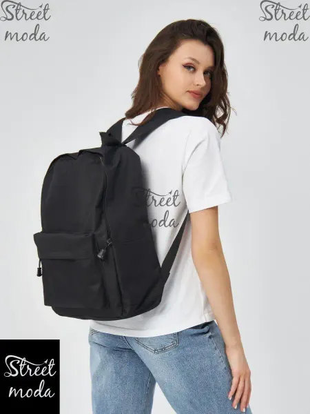 BACKPACK Рюкзак городской школьный черный для ноутбука спортивный