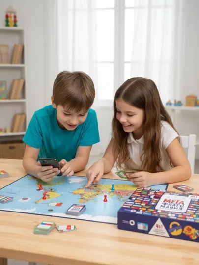 Настольная игра «Мегафлагомания» с голосовым помощником